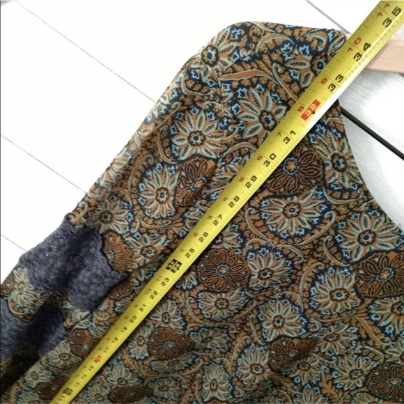 Volcom Chiffon Overlay Boho Wide Sleeve Dress - Picture 5 of 6